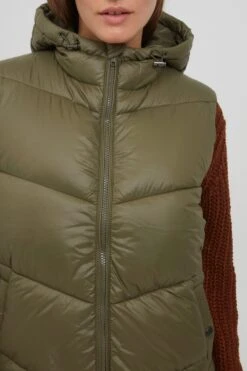 OXMO Bodywarmers Bodywarmer TABITA Dames Olijfgroen -Kleding Verkoop 01bce34e206b93a2c8007589811d4c66