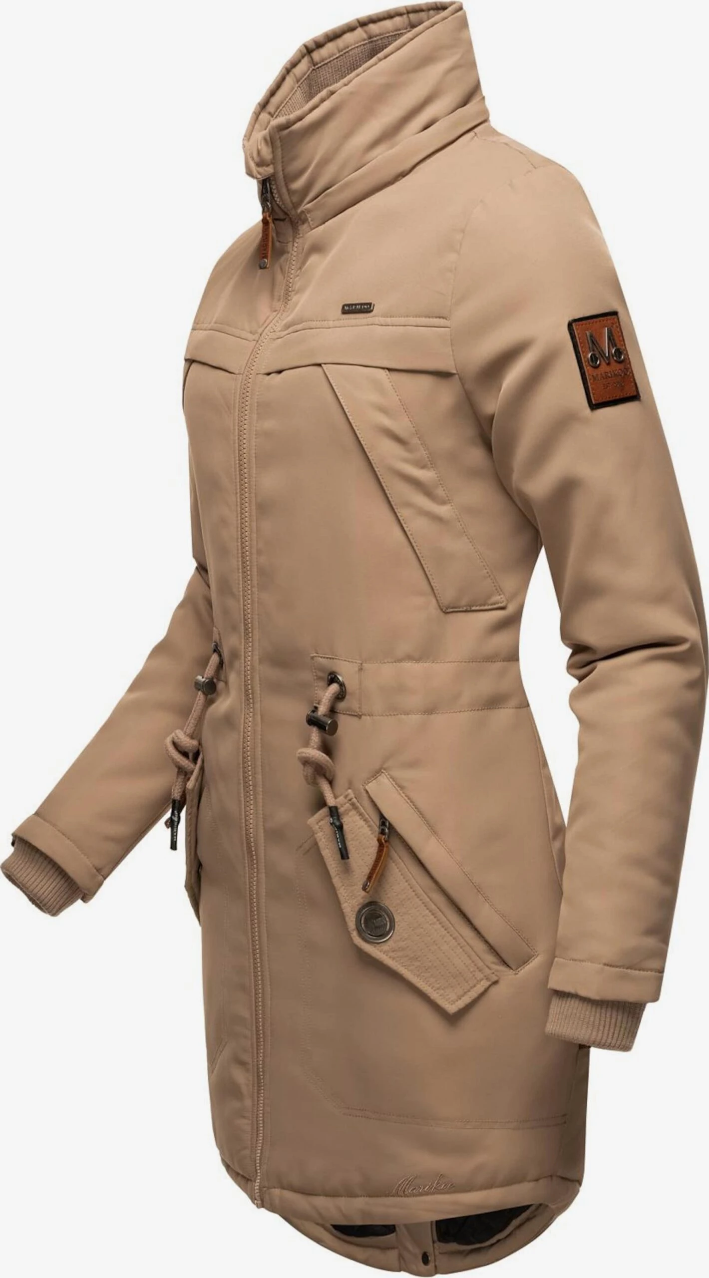 Marikoo Parkas Winterparka Kamii Dames Lichtbruin 6 Marikoo Parkas Winterparka Kamii Dames Lichtbruin - Image 4
