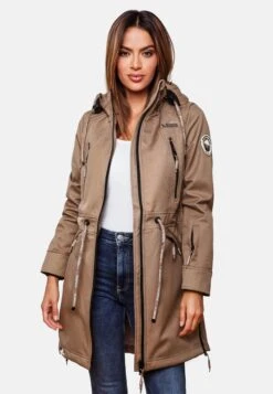 Marikoo Parkas Tussenparka Dames Donkerbeige -Kleding Verkoop 0319de1b77ded218a65596d7b8e44fd9