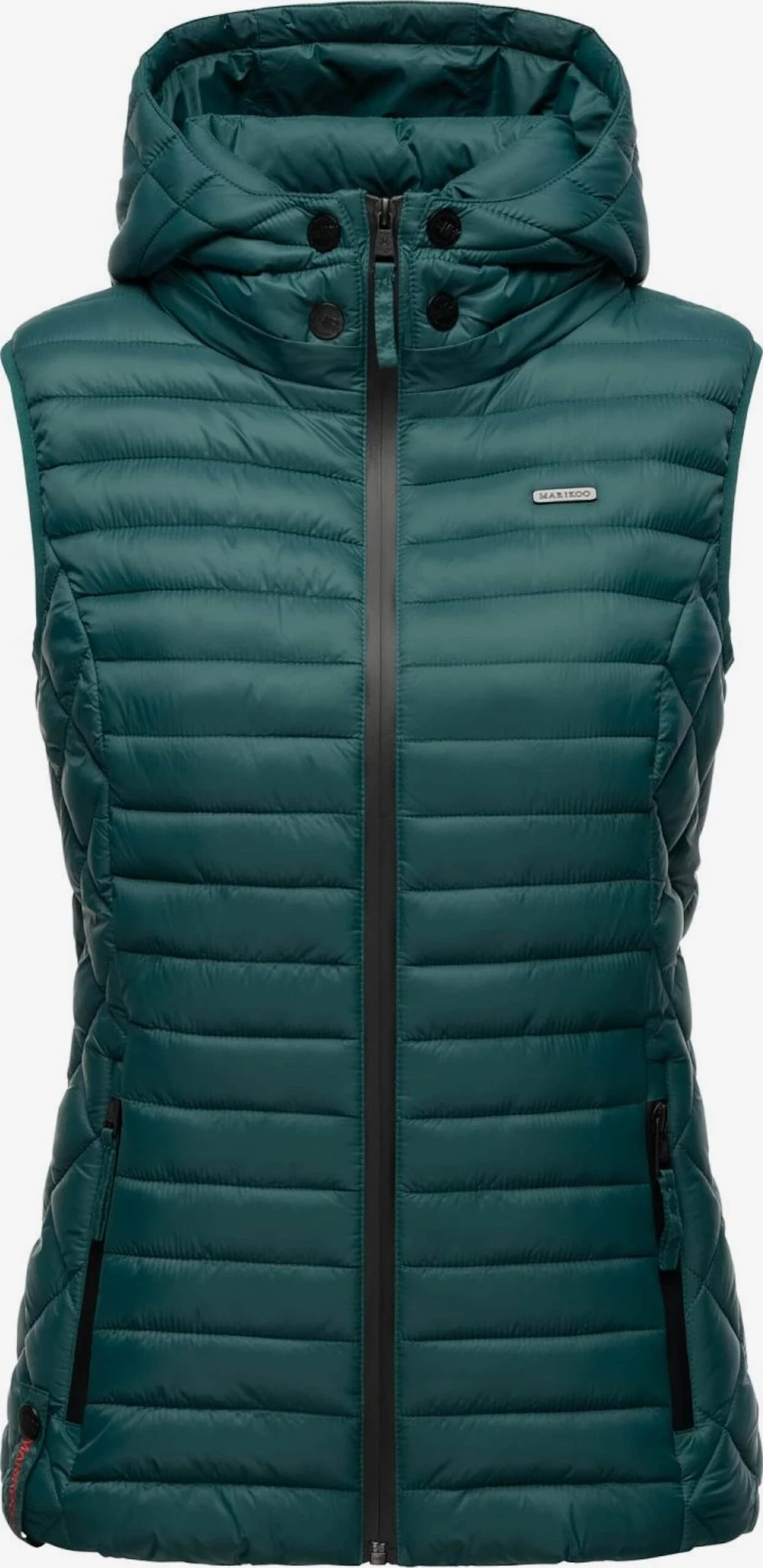 Marikoo Bodywarmers Bodywarmer Dames Smaragd 3 Marikoo Bodywarmers Bodywarmer Dames Smaragd