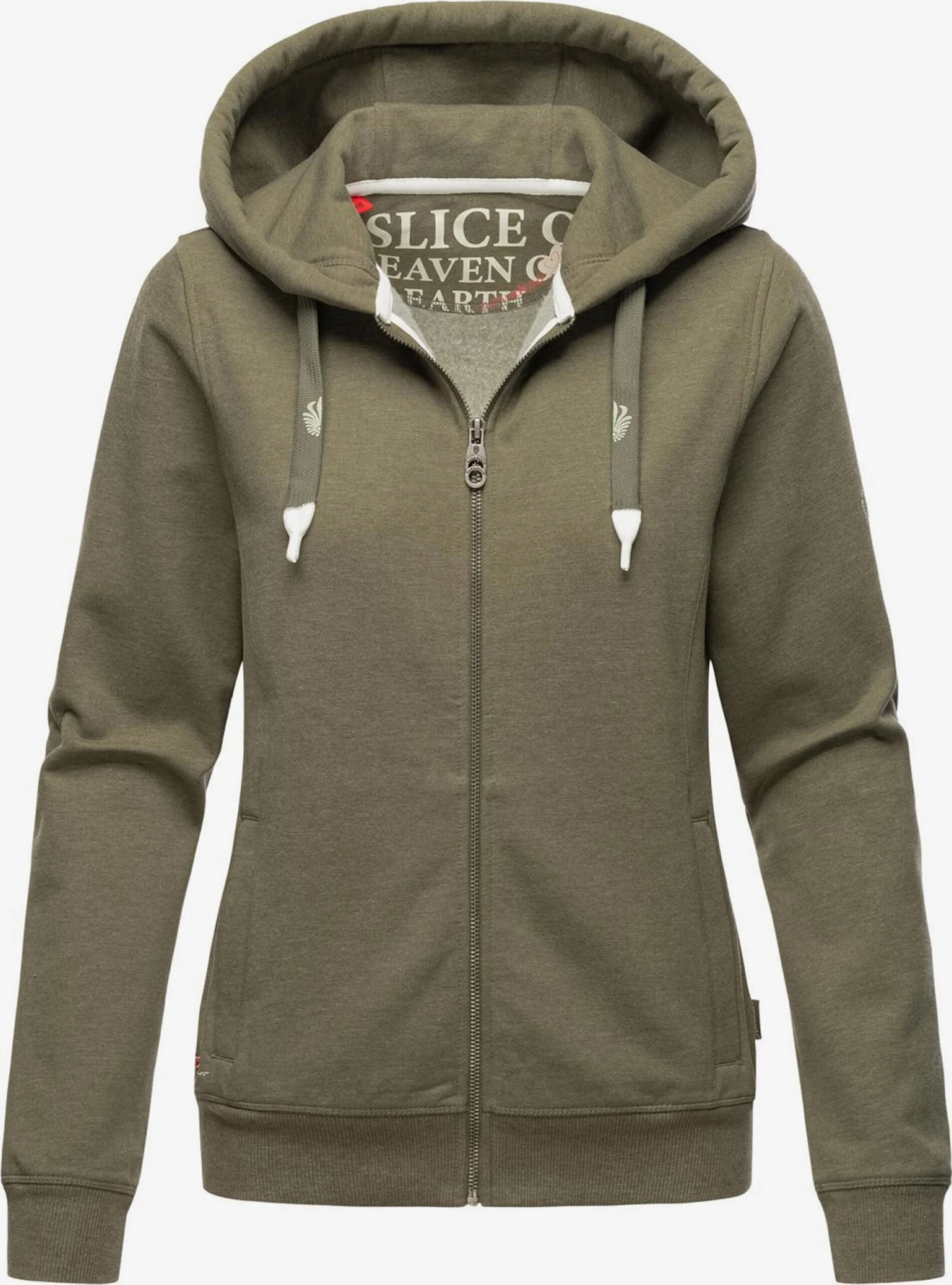 Navahoo Sweatvesten Sweatvest Engelshaar Dames Olijfgroen 3 Navahoo Sweatvesten Sweatvest Engelshaar Dames Olijfgroen