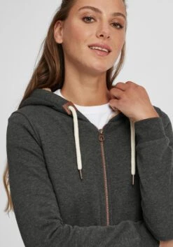 OXMO Sweatvesten Sweatvest Vicky Dames Grijs -Kleding Verkoop 07101db5d61e34d02a3db52dc8d78223