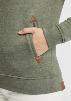 OXMO Hoodies Sweatshirt Vicky Dames Groen / Kaki 13 OXMO Hoodies Sweatshirt Vicky Dames Groen / Kaki -Kleding Verkoop 07f50257b94eede24ba5c7735f72799c