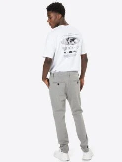 Denim Project Chinos Slimfit Chino Ponte Roma Heren Grijs Gemêleerd -Kleding Verkoop 08a347f7efa033c0117805e7c4fec50c