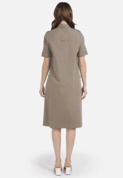 HELMIDGE Midi Jurken Jurk Dames Beige -Kleding Verkoop 08f7152168dd6748555d4da8cf50b415