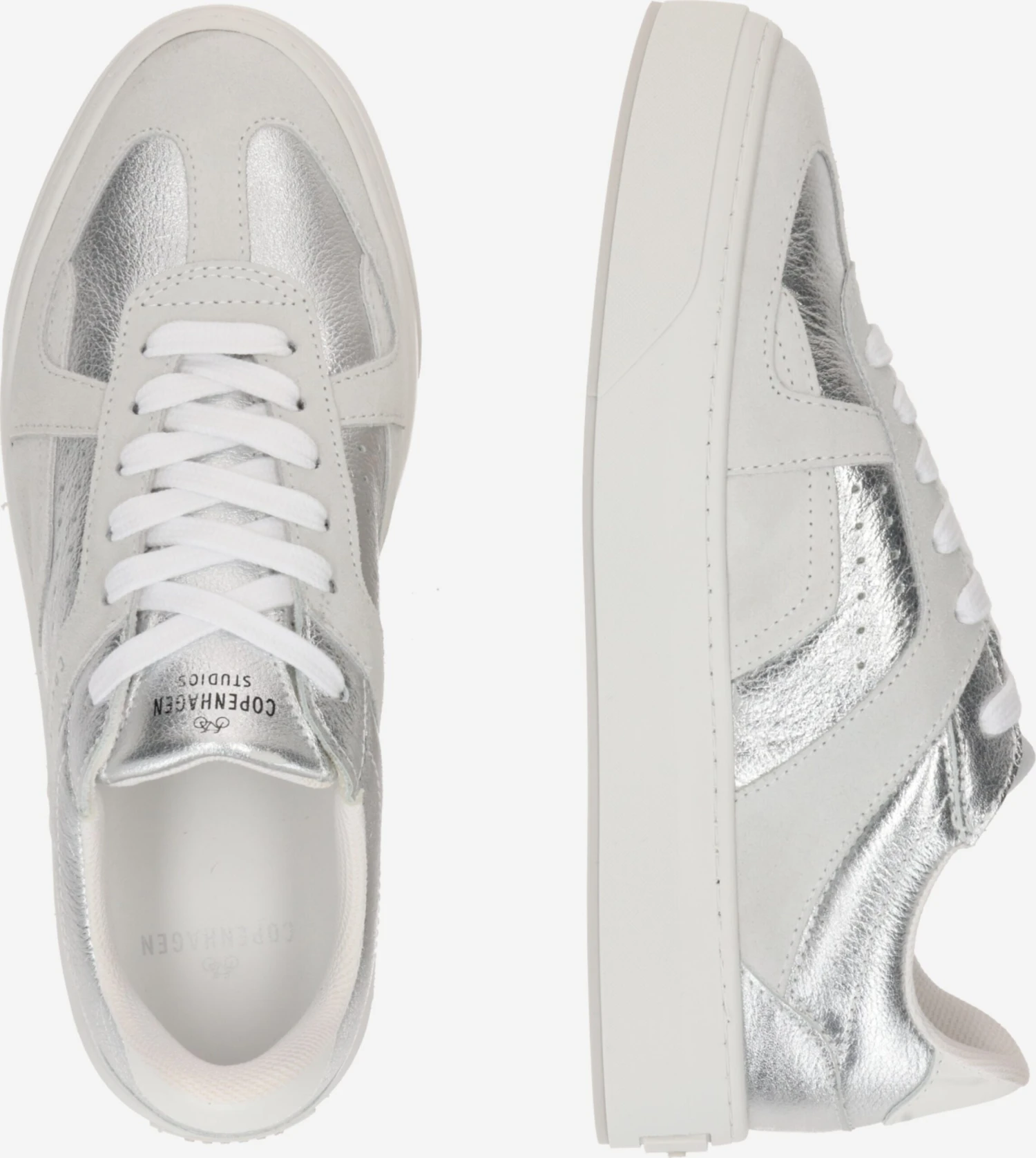 COPENHAGEN Fashion Sneakers Sneakers Laag Dames Zilver 4 COPENHAGEN Fashion Sneakers Sneakers Laag Dames Zilver - Image 2