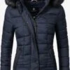 Marikoo Winterjassen Winterjas Unique Dames Nachtblauw -Kleding Verkoop 0dbe00f301486780061aaeec540d36b0