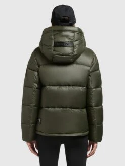 Khujo Winterjassen Winterjas Valona Dames Donkergroen -Kleding Verkoop 125a9ebd09e2e7186854ce4ade673283