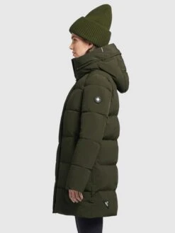 Khujo Korte Mantels Wintermantel Wente Dames Kaki -Kleding Verkoop 146de751db3ba2f5b6d87c8275b21456