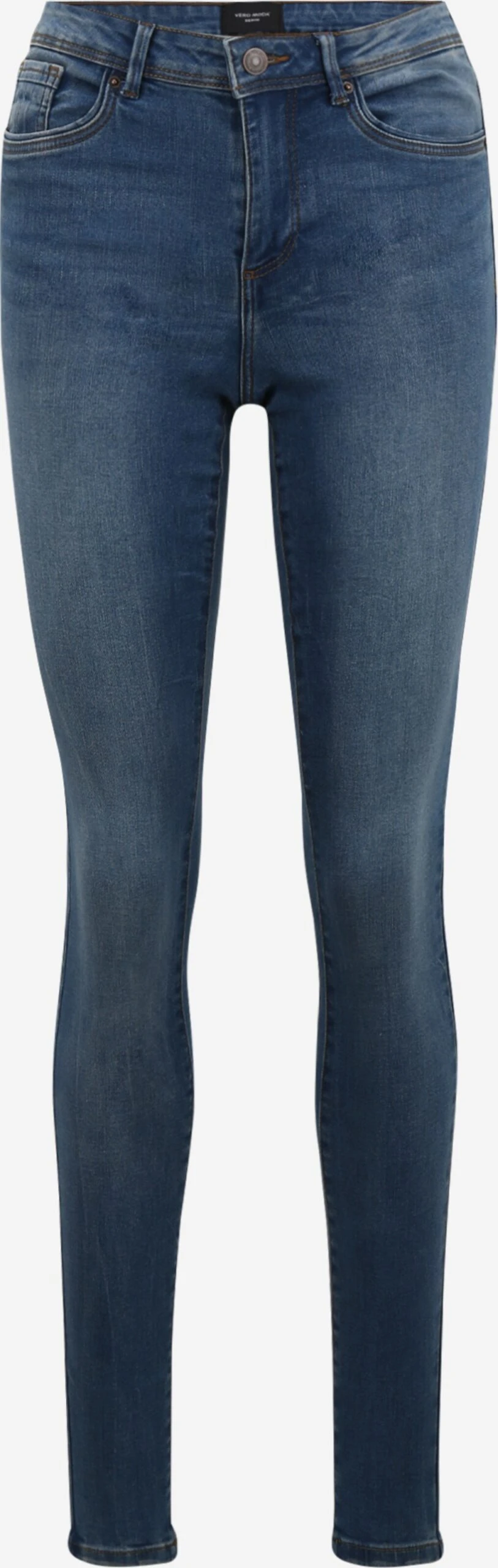Vero Moda Tall Jeans Skinny Jeans Tanya Dames Blauw 3 Vero Moda Tall Jeans Skinny Jeans Tanya Dames Blauw