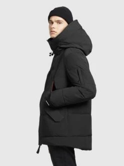 Khujo Winterjassen Winterjas Fank Heren Zwart -Kleding Verkoop 1c30bdc2474275f045276df23c5f7715