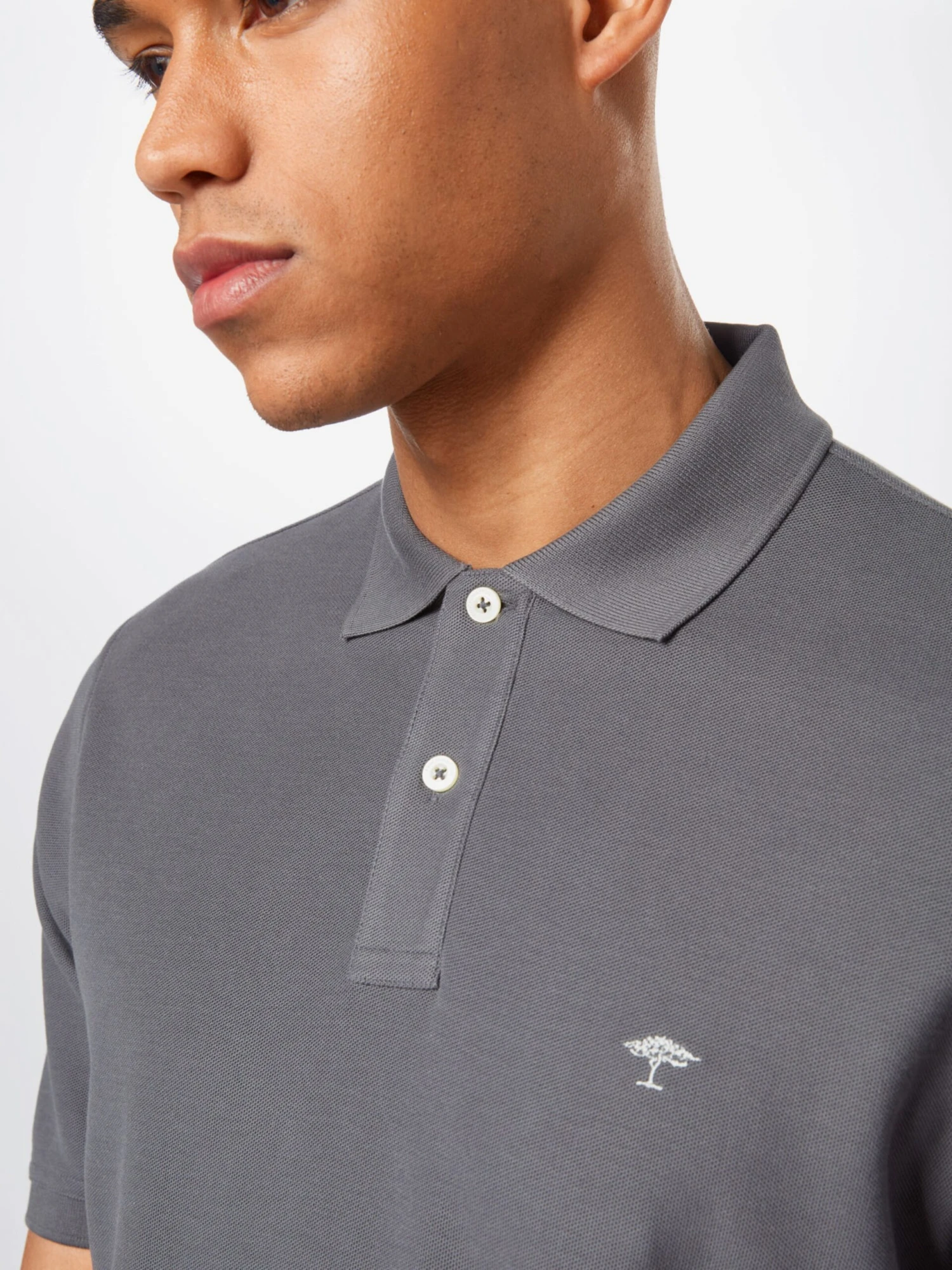 FYNCH-HATTON Polos Shirt Heren Basaltgrijs 4 FYNCH-HATTON Polos Shirt Heren Basaltgrijs - Image 2