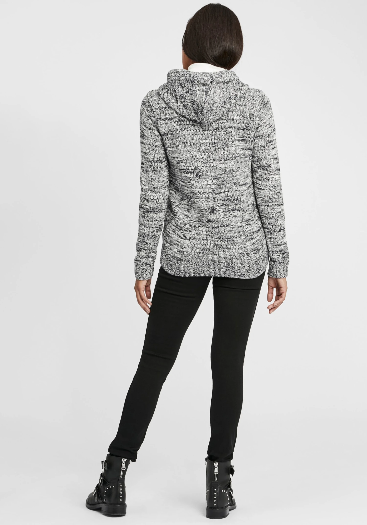 OXMO Vesten Gebreid Vest Philadelphia Dames Blauw 6 OXMO Vesten Gebreid Vest Philadelphia Dames Blauw - Image 4