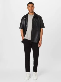 DRYKORN T-shirts Shirt THILO Heren Donkergrijs / Grijs Gemêleerd -Kleding Verkoop 2afd2702b7839c416fd41c8d27521e1e