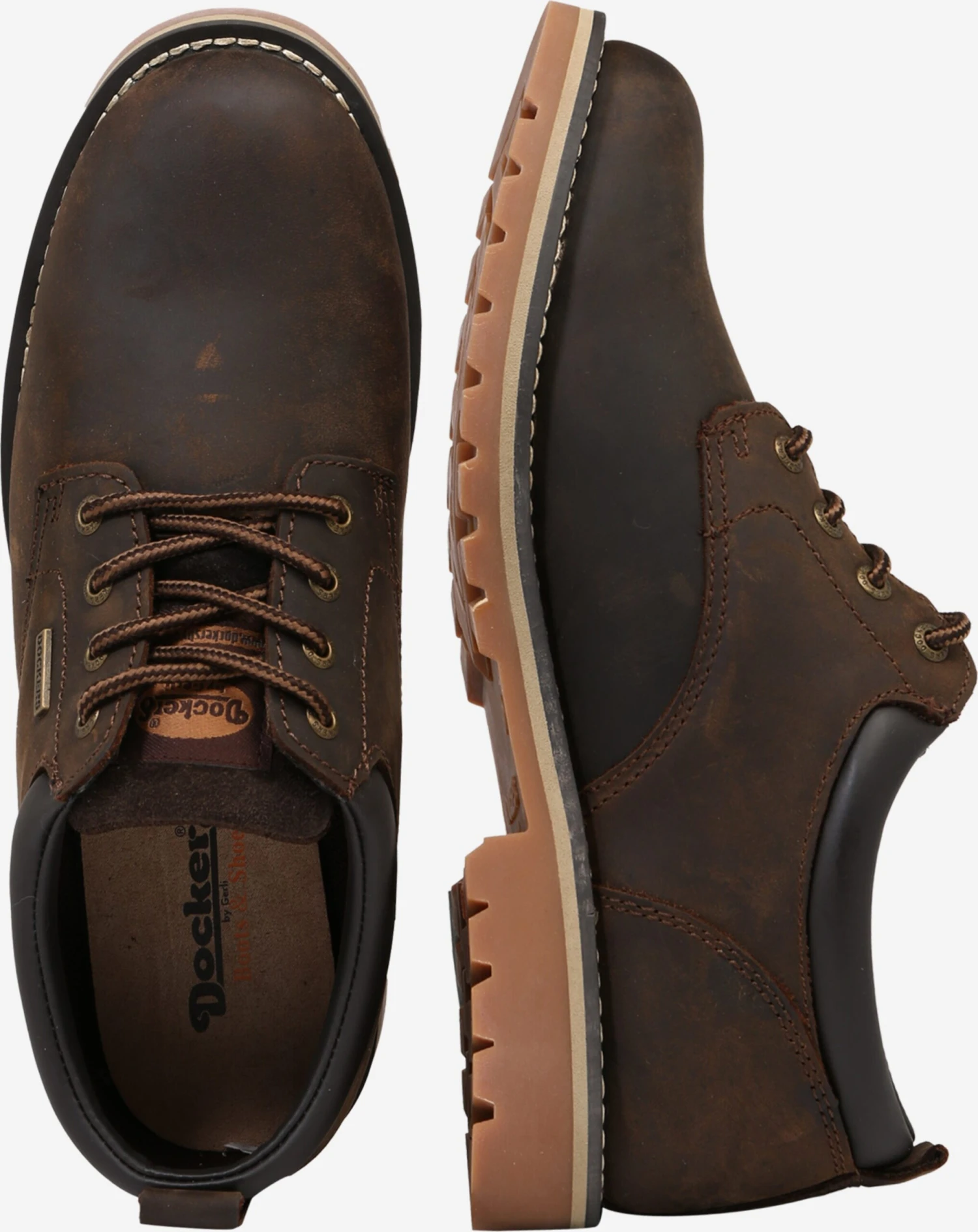 Dockers By Gerli Casual Veterschoenen Veterschoen Heren Donkerbruin 4 Dockers By Gerli Casual Veterschoenen Veterschoen Heren Donkerbruin - Image 2