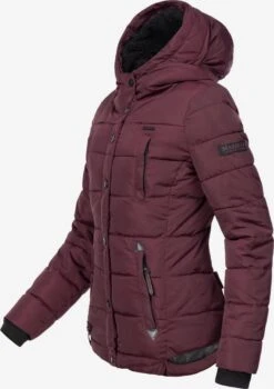 Marikoo Winterjassen Winterjas Lotusblüte Dames Bourgogne -Kleding Verkoop 2fffd83cadb5edf32d1b1229cdbd77fb