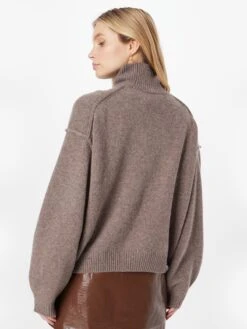 WEEKDAY Fijngebreide Truien Trui Norah Dames Bruin -Kleding Verkoop 33bdf12efe04f79b535a36c858a6ee35