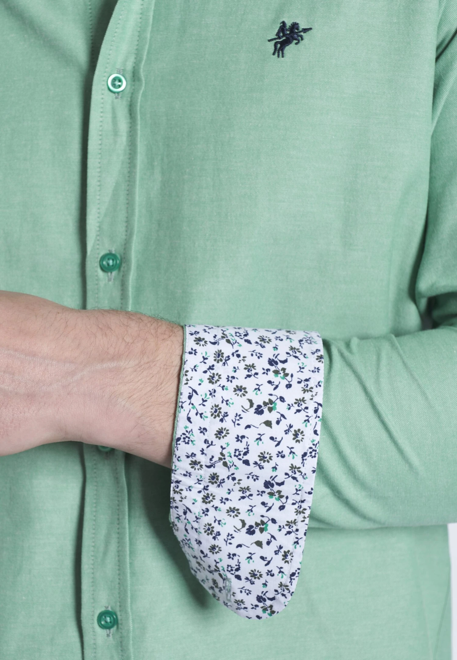 Casual Overhemden Regular Fit Overhemd FYODOR Heren Groen 7 Casual Overhemden Regular Fit Overhemd FYODOR Heren Groen - Image 5