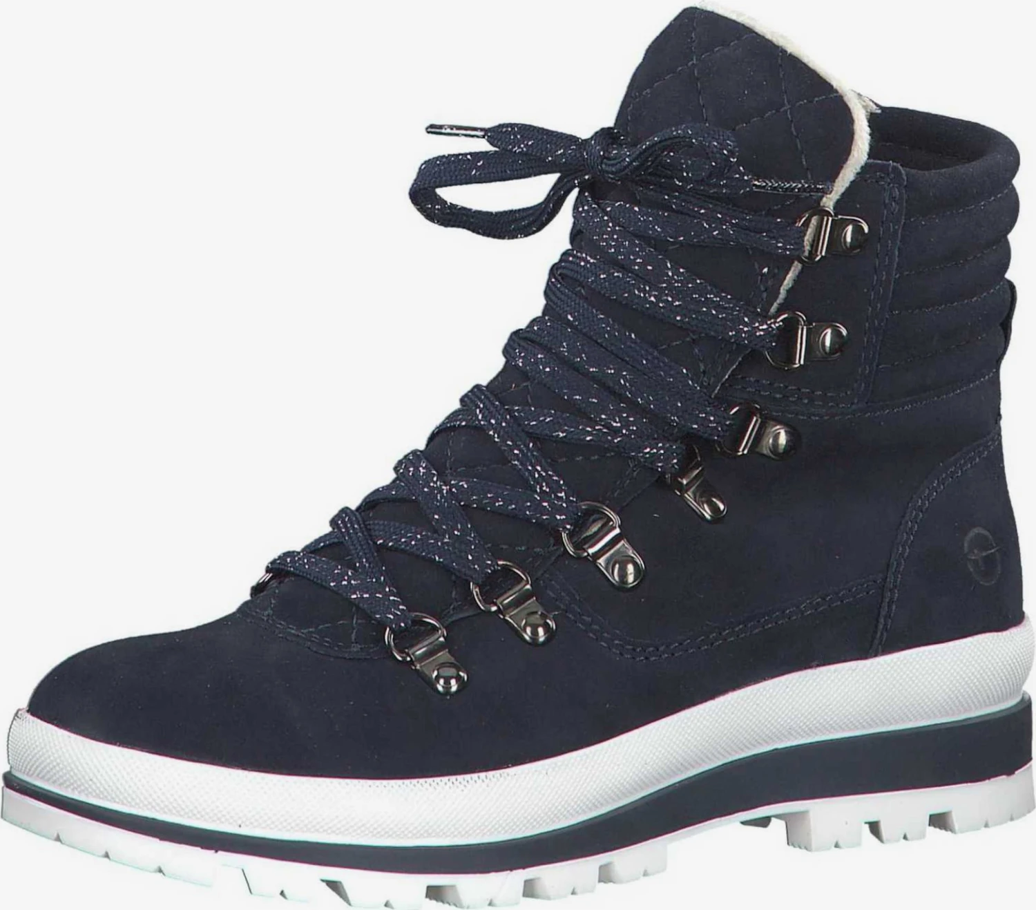 Tamaris Enkellaarsjes Veterlaarsjes Dames Marine 3 Tamaris Enkellaarsjes Veterlaarsjes Dames Marine