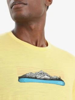 Icebreaker Functionele Shirts Functioneel Shirt Heren Geel -Kleding Verkoop 396faf48e01057ebe4844683a557bbb2