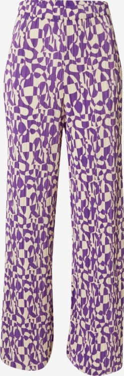Monki Pantalons Wide Leg Broek Dames Lila