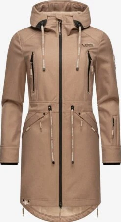 Marikoo Parkas Tussenparka Dames Donkerbeige