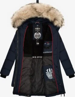 Marikoo Wintermantels Wintermantel Chaskaa Dames Navy -Kleding Verkoop 3de8380c1c5eee365d7ff9df55ee4d09