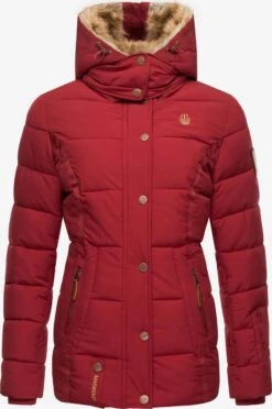 Marikoo Winterjassen Winterjas Nekoo Dames Rood -Kleding Verkoop 43567be17aff3dbebb1d6e617bbd79a8