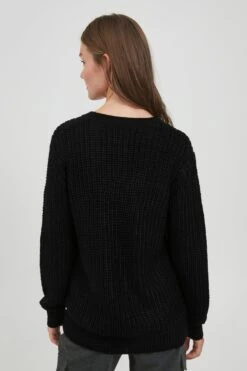 OXMO Basic Truien Trui Lavea Dames Zwart -Kleding Verkoop 43603a9473960c77250a8dbbf6e2c31c