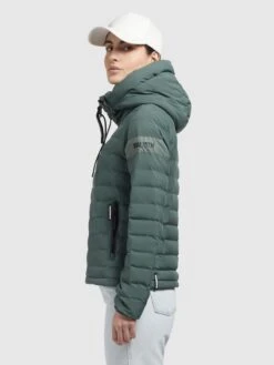 Khujo Tussenjassen Tussenjas Lovina4 Matt Dames Smaragd -Kleding Verkoop 47b0311b5b5f3c0b43227d05fa059a86