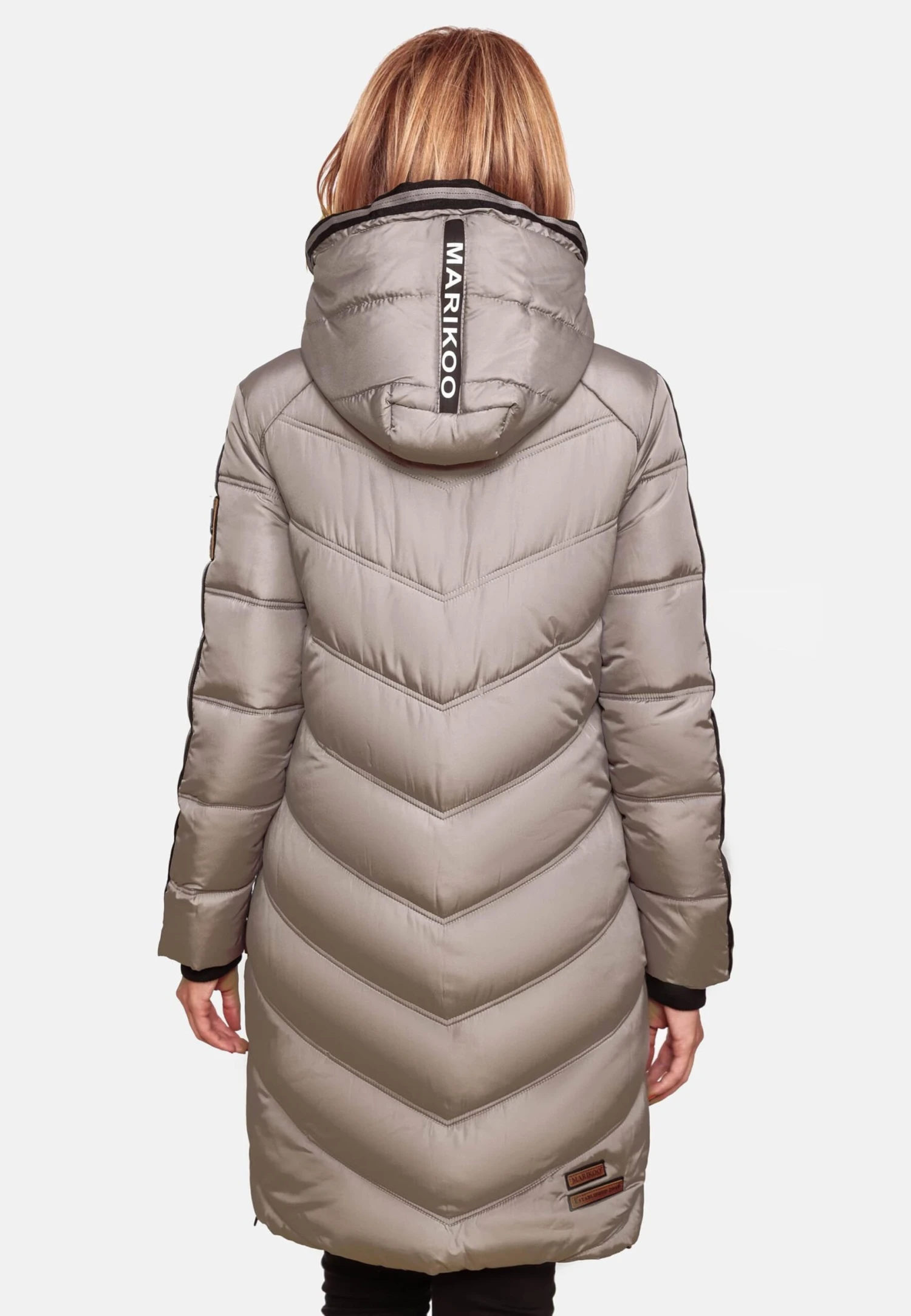 Marikoo Wintermantels Wintermantel Armasa Dames Grijs 9 Marikoo Wintermantels Wintermantel Armasa Dames Grijs - Image 7