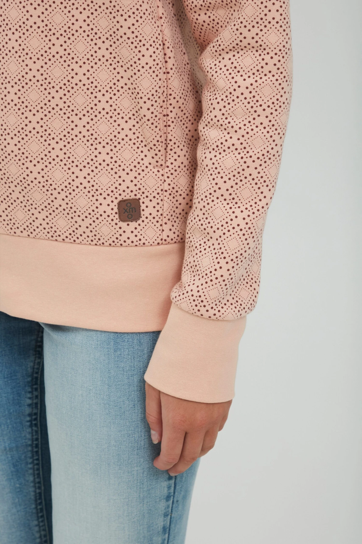 OXMO Sweatvesten Sweatvest VENDELA Dames Rosa 8 OXMO Sweatvesten Sweatvest VENDELA Dames Rosa - Image 6