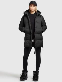 Khujo Winterjassen Winterjas Franee Dames Zwart -Kleding Verkoop 4bdb2778bbe1a4b246e3be157c090c4e
