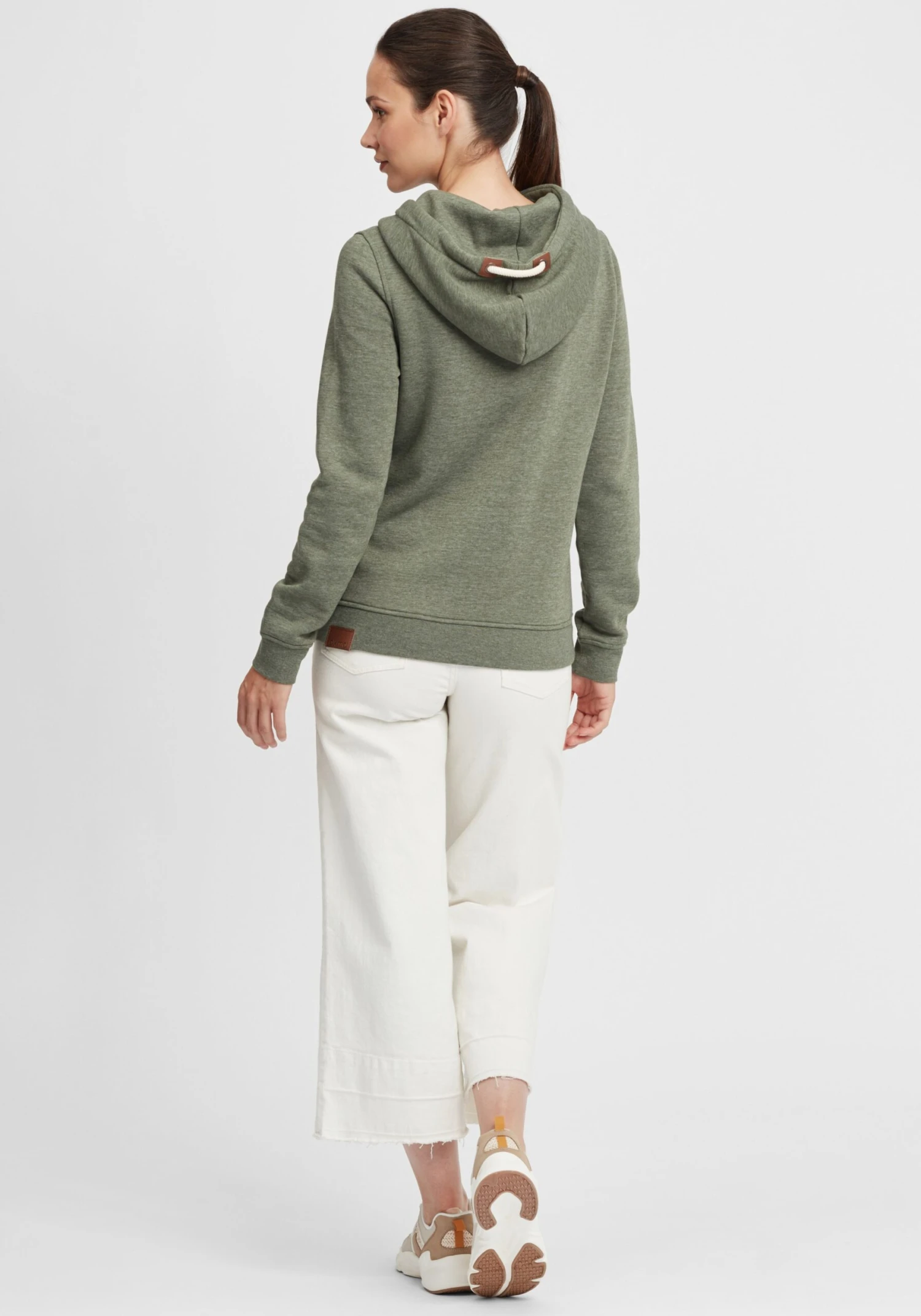 OXMO Hoodies Sweatshirt Vicky Dames Groen / Kaki 6 OXMO Hoodies Sweatshirt Vicky Dames Groen / Kaki - Image 4