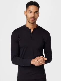 DRYKORN Longsleeves Shirt KENO Heren Zwart -Kleding Verkoop 500960539ffcc1261859104fc175eeb6