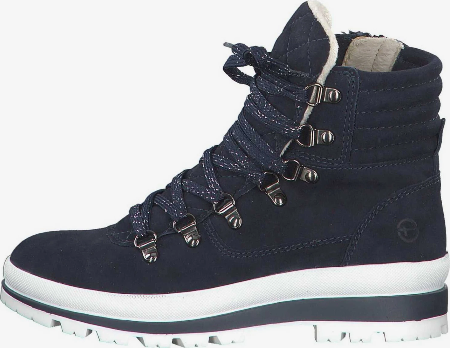 Tamaris Enkellaarsjes Veterlaarsjes Dames Marine 4 Tamaris Enkellaarsjes Veterlaarsjes Dames Marine - Image 2