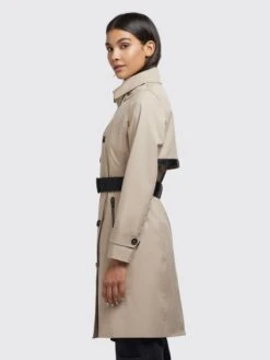 Khujo Trenchcoats Tussenmantel Sarina Dames Lichtbeige -Kleding Verkoop 52e101f25d0df323538adb1eb28bc289