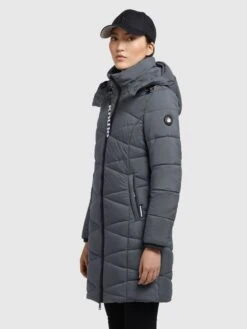 Khujo Tussenmantels Tussenmantel Fitt Light Dames Donkergrijs -Kleding Verkoop 57d7c032413bacb10167f69d5a4dd514