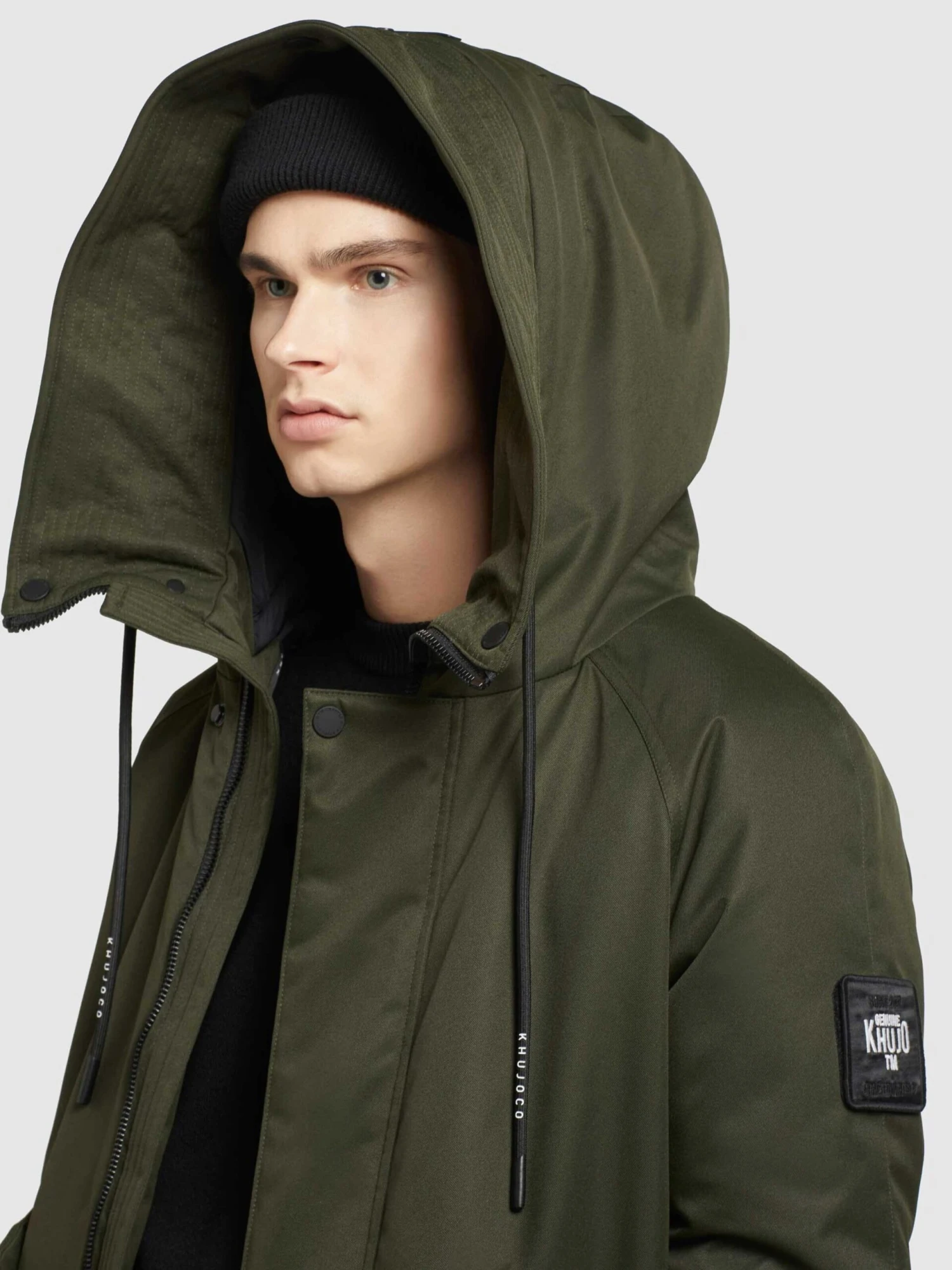 Khujo Wintermantels Winterjas Tuck Heren Olijfgroen 9 Khujo Wintermantels Winterjas Tuck Heren Olijfgroen - Image 7