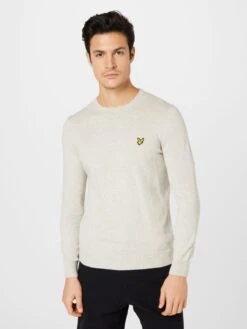Lyle & Scott Crewneck Truien Trui Heren Lichtgrijs -Kleding Verkoop 597607fe5cef7bb6fa321eb814301516
