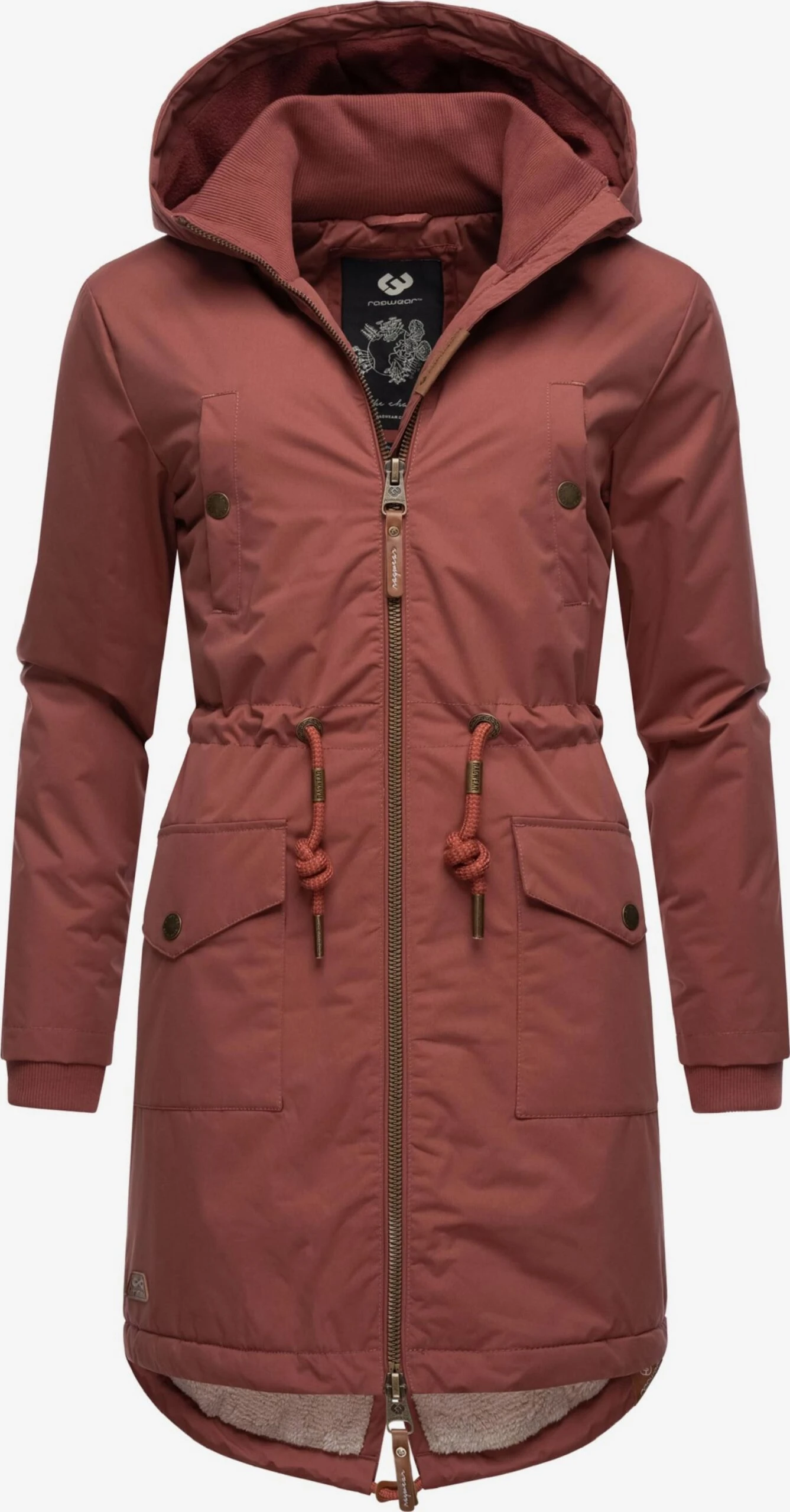 Ragwear Parkas Winterparka Crescend Dames Roestbruin 4 Ragwear Parkas Winterparka Crescend Dames Roestbruin - Image 2