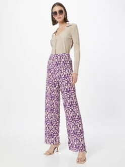 Monki Pantalons Wide Leg Broek Dames Lila -Kleding Verkoop 5d970867322ef5b273223326943041de