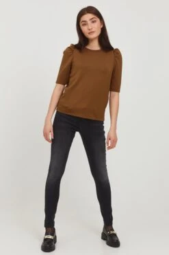 B.young T-shirts Shirt BYPUSTI Dames Bruin -Kleding Verkoop 5e703736201ca73d5b1cd12b9170cabb
