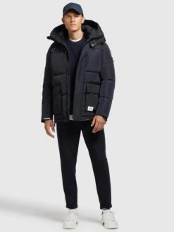 Khujo Winterjassen Winterjas Jedi Heren Donkerblauw -Kleding Verkoop 5f026283df78d66aeef6f37404d462b4