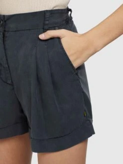 Khujo Shorts Loosefit Bandplooibroek Elida Dames Donkerblauw -Kleding Verkoop 6248721c7c6fb4fefa55dd6183d669db