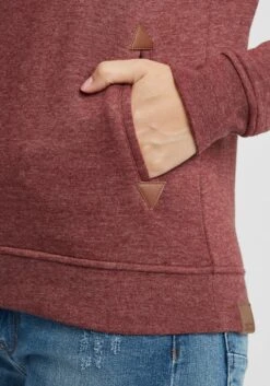 OXMO Hoodies Sweatshirt Vicky Hood Dames Rood / Bordeaux -Kleding Verkoop 6523dac700ed9883ab6620deb031eb9a