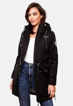 Marikoo Parkas Tussenparka Dames Zwart -Kleding Verkoop 66982831b2c68b1b725d51a3dd19374b