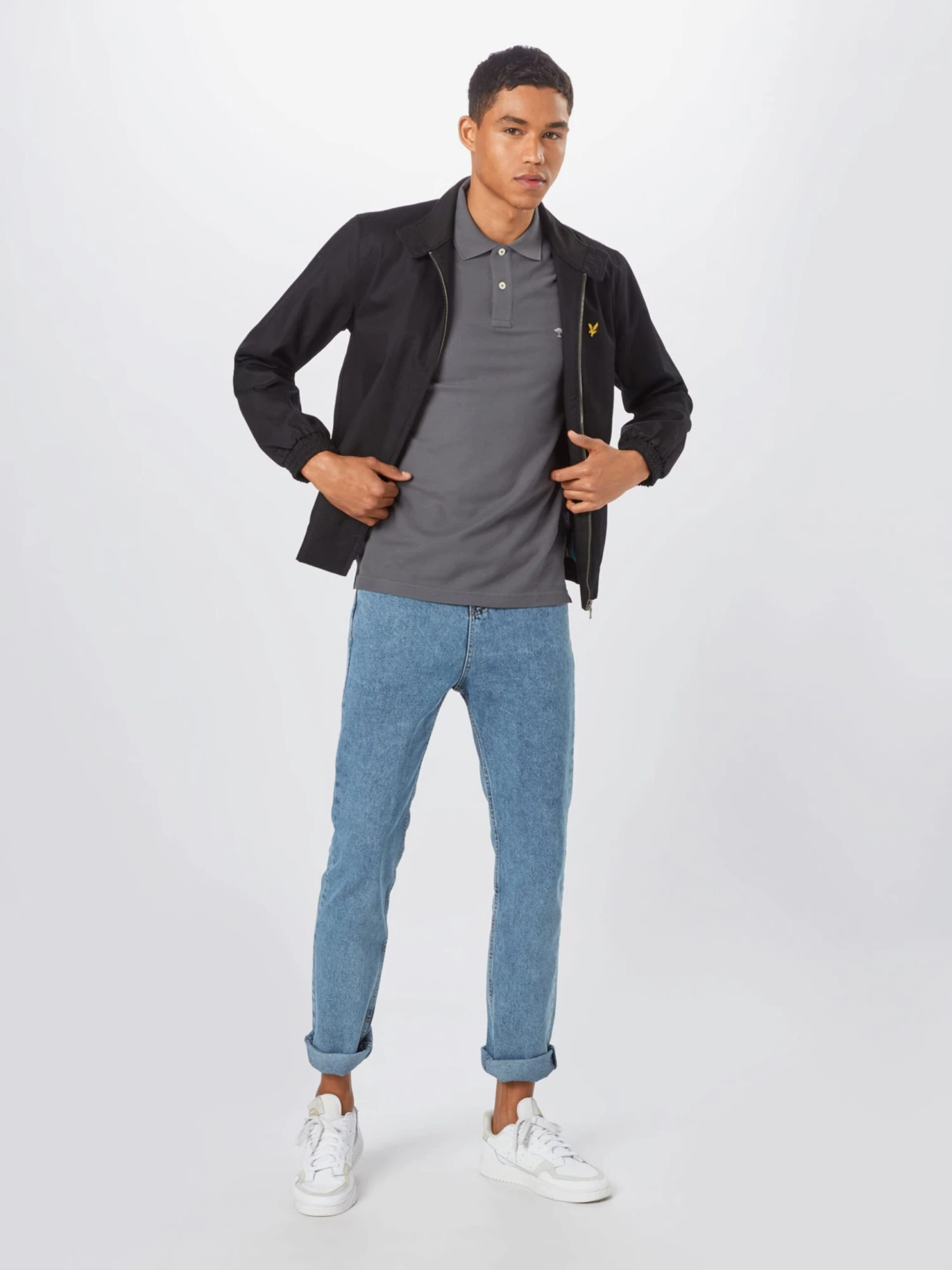 FYNCH-HATTON Polos Shirt Heren Basaltgrijs 7 FYNCH-HATTON Polos Shirt Heren Basaltgrijs - Image 5