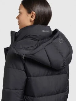 Khujo Wintermantels Wintermantel Corinna Dames Zwart -Kleding Verkoop 6895fa9b1a3ae2377cdfeda9ad4babc0