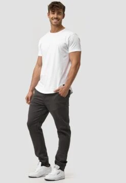 Indicode Jeans Pantalons Tapered Broek Zannes Heren Grijs -Kleding Verkoop 69f0eb431999b2ac9f2c4070209c0eb0